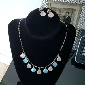 Necklace and earrings set